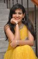 Actress Swetha Jadhav Pictures in Yellow Long Gown