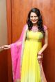 Actress Swetha Jadhav Hot in Yellow Churidar Stills