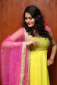 Actress Swetha Jadhav Stills in Yellow Churidar