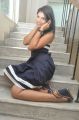 Telugu Actress Swetha Pandit Hot Pics in Mini Strapless Shoulderless Dress