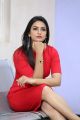 Telugu Actress Swetha Varma Photoshoot in Red Mini Frock