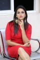 Telugu Actress Swetha Varma Photoshoot in Red Mini Frock