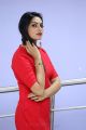 Telugu Actress Swetha Varma Photoshoot in Red Mini Frock