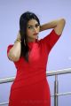 Telugu Actress Swetha Varma Photoshoot in Red Mini Frock