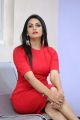 Telugu Actress Swetha Varma Red Mini Frock Photoshoot Pics