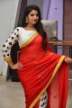 Anchor Syamala HD Pics in Red White Printed Saree