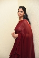 Anchor Syamala Red Saree Stills