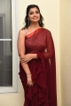 Anchor Shyamala Red Saree Stills @ Thellavarithe Guruvaram Pre Release