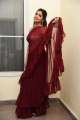 Anchor Shyamala in Red Saree Stills