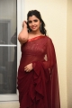 Anchor Syamala Red Saree Stills @ Thellavarithe Guruvaram Pre Release