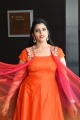 Telugu Anchor Syamala Latest Pics in Orange Dress