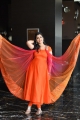 Telugu Anchor Syamala Latest Pics in Orange Dress