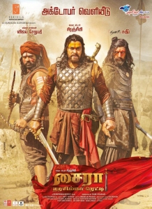 Vijay Sethupathi, Chiranjeevi, Sudeep in Sye Raa Tamil Movie Release Posters
