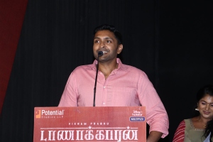 Actor Vikram Prabhu @ Taanakkaran Movie Press Meet Stills