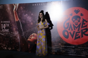 Actress Taapsee Pannu Pics @ Game Over Trailer Launch