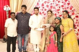 Velmurugan @ Music Director Taj Noor Daughter Soffiya Tharik Wedding Reception Photos