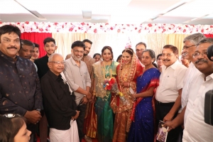 K Bhagyaraj, Sivakumar, Ke Veeramani @ Taj Noor Daughter Soffiya Tharik Wedding Reception Photos