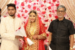 S.A. Chandrasekar @ Music Director Taj Noor Daughter Soffiya Tharik Wedding Reception Photos