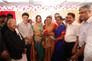 K Bhagyaraj, Sivakumar, Ke Veeramani @ Taj Noor Daughter Soffiya Tharik Wedding Reception Photos