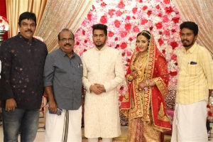 Nanjil Sampath @ Music Director Taj Noor Daughter Soffiya Tharik Wedding Reception Photos