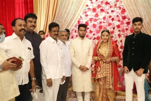 Kalapuli S Thanu @ Music Director Taj Noor Daughter Soffiya Tharik Wedding Reception Photos