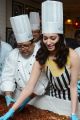Actress Tamanna participates in Cake Mixing at Taj Banjara, Hyderabad