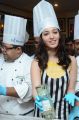 Telugu Actress Tamanna Beautiful Cute Pics at Cake Mixing