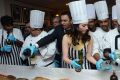 Actress Tamanna Cute Pics at Cake Mixing in Taj Banjara Hotel