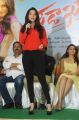 Tamanna in Red Dress at Tadakha Press Meet