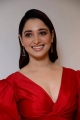 Actress Tamanna Red Dress Pictures @ Gurthundha Seethakalam Press Meet