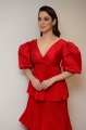 Actress Tamannaah Red Dress Pictures @ Gurthundha Seethakalam Press Meet