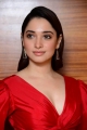 Actress Tamannaah Red Dress Pictures @ Gurthundha Seethakalam Press Meet