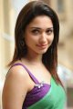 Tamanna Hot in Green Saree Pics