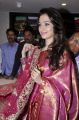Tamanna in Silk Saree Photos at Womans World Showroom Launch