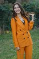 Actress Tamannaah Pics in Dark Orange Suit Dress