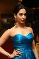 Actress Tamanna Hot Stills in Blue Long Dress
