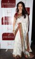 Actress Tamanna White Silk Saree Photos for Joh Rivaaj