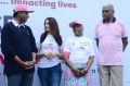 Actress Tamannaah flags off Pink Ribbon Walk at KBR Park, Hyderabad