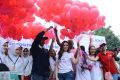 Actress Tamannaah flags off Pink Ribbon Walk at KBR Park, Hyderabad