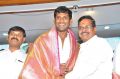 Vishal, Kalaipuli S Thanu @ Tamil Film Producers Council Swearing Ceremony Photos