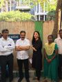 Kamal, Shruti Haasan Cast their Votes in Indian Elections 2019 Photos