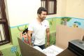 Actor Suriya Cast Their Votes @ April 2014 Elections