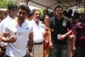 Actor Suriya, Sivakumar, Karthi Cast Their Votes @ April 2014 Elections