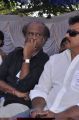 Rajinikanth, Sarathkumar at Tamil Stars Fasting Against Service Tax Stills