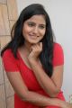 New Telugu Actress Tanusha Hot Photos in Red Frock Dress