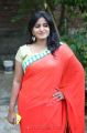 Telugu Actress Tanusha Hot in Red Saree Stills