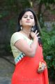 Telugu Actress Tanusha in Red Saree Hot Stills