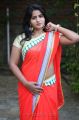 Telugu Actress Tanusha in Red Saree Hot Stills