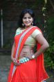 Telugu Actress Tanusha in Red Saree Hot Stills