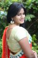 Telugu Actress Tanusha Hot in Red Saree Stills